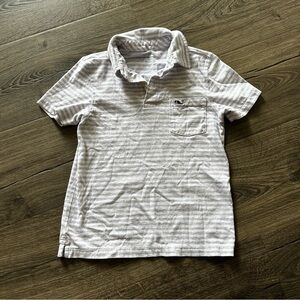 Vineyard Vines Kids Lavendar Striped Polo